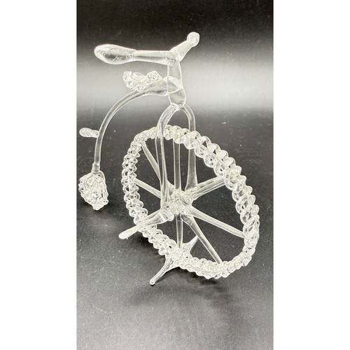 Handcrafted spun glass bicycle - spun,