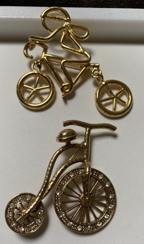 Bicycle brooches wheels - 2,