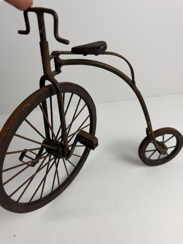 Rustic metal penny farthing - metal, penny-farthing